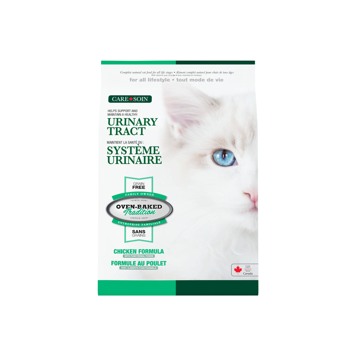 Oven Baked Tradition CARE gato adulto urinary tract 2.27 Kg empaque frontal