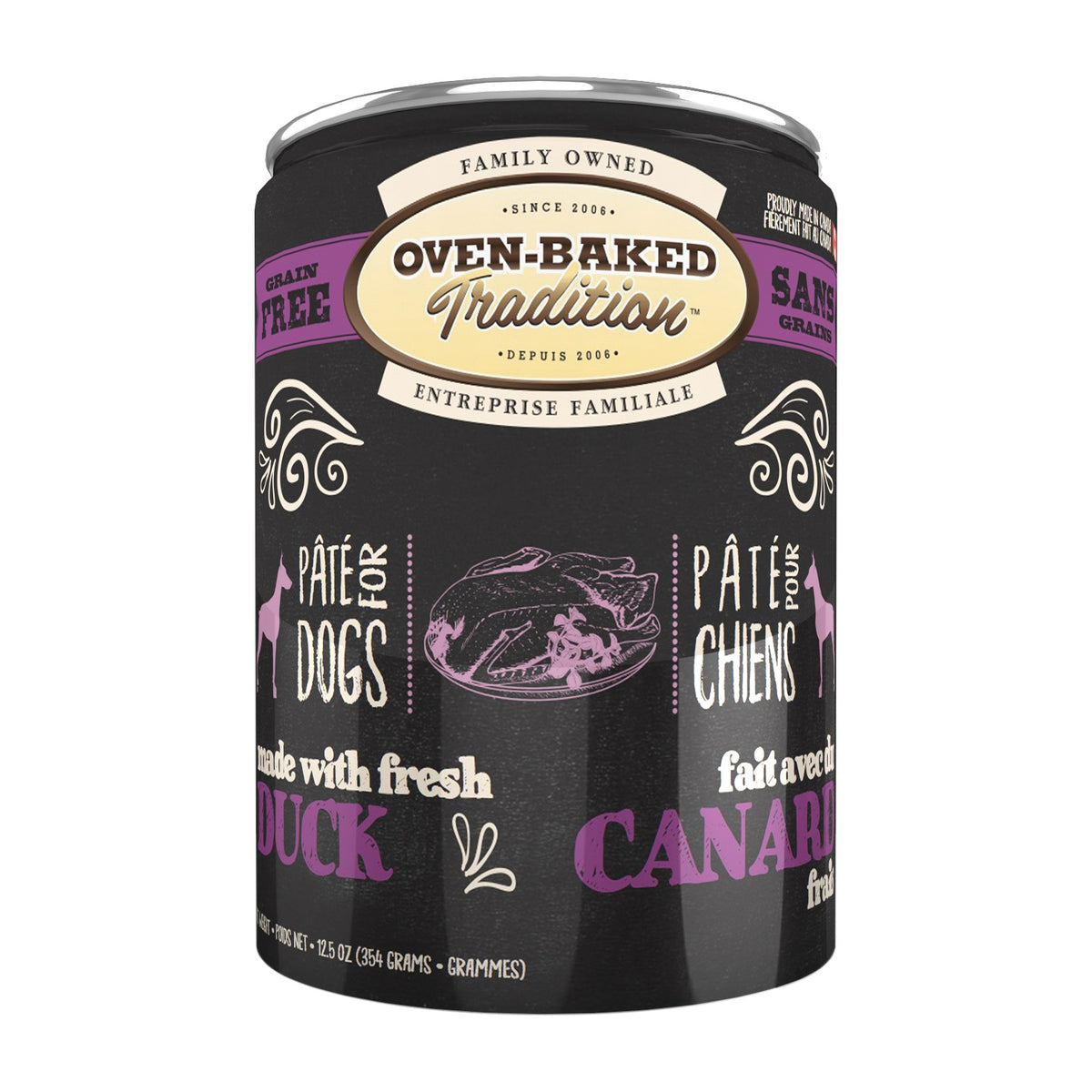 Oven Baked Tradition Perro Adulto Paté Pato 354 Grs.