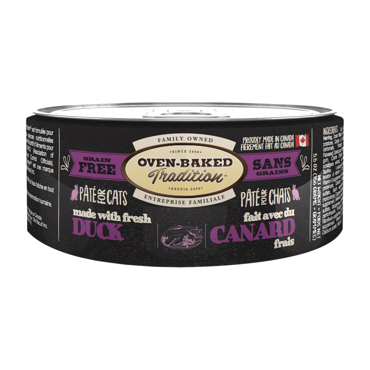Oven Baked Tradition Gato Adulto Paté Pato 156 Grs.