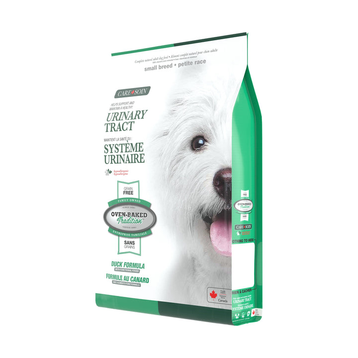 Oven Baked Tradition CARE perro adulto urinary tract empaque lateral izquierdo