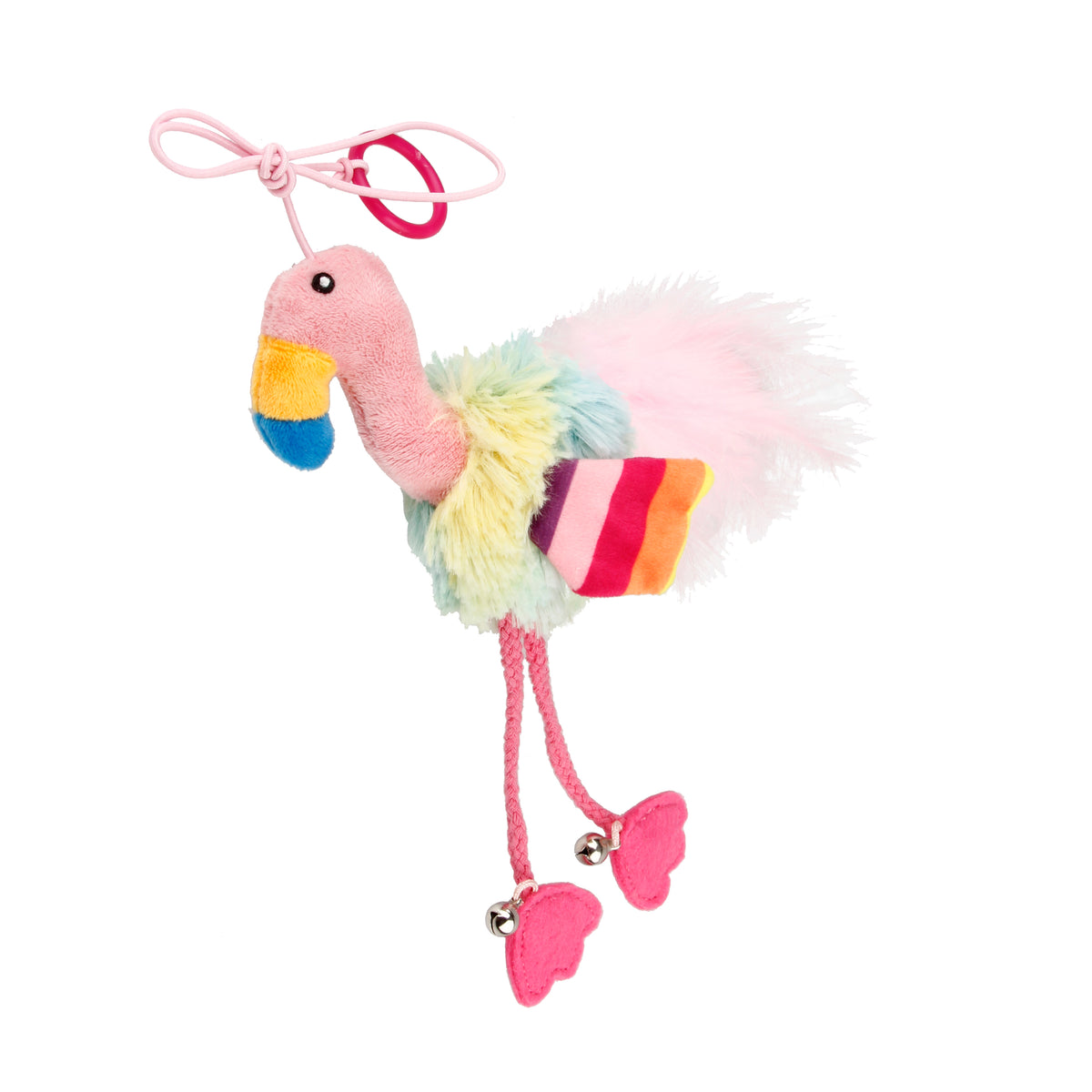 Gigwi Finger Teaser Bird con Catnip y Cascabel, vista 2