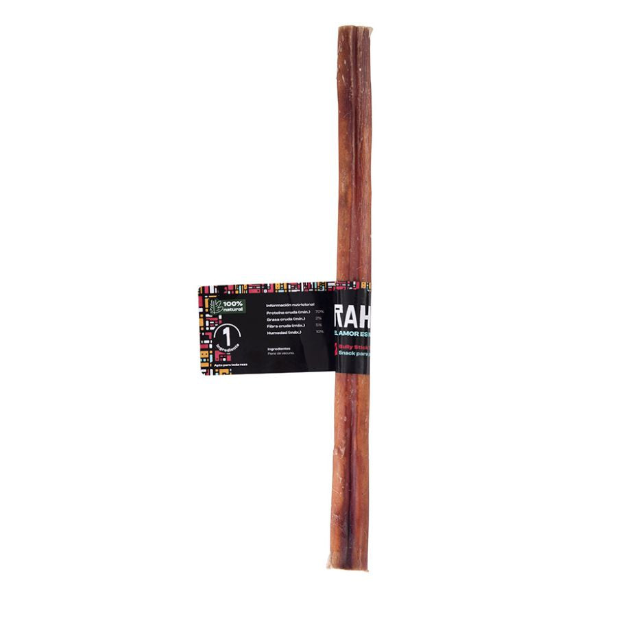 Rahue bully stick de 30 cm, snack natural para perros