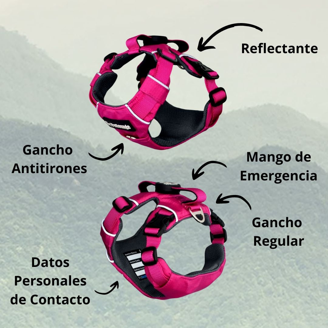 Pet Lounge Arnés Perro Outdoor Rosado