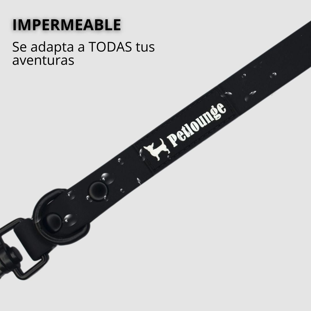 Pet Lounge Correa Perro Manos Libres Multiuso 5 en 1 Negra