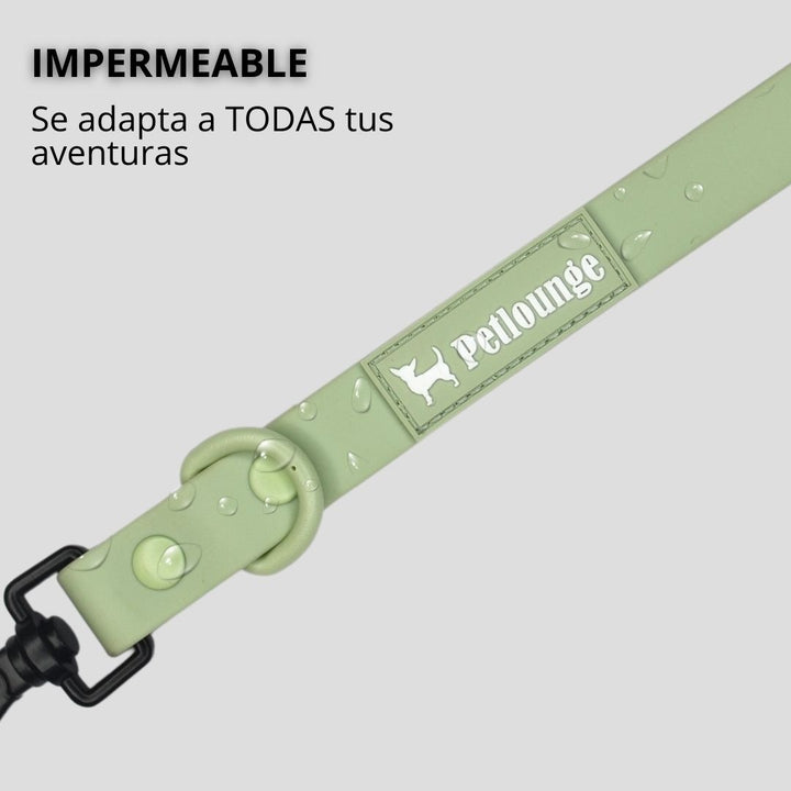 Pet Lounge Correa Perro Manos Libres Multiuso 5 en 1 Verde