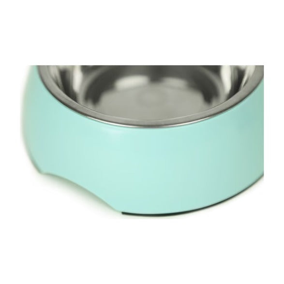 BRNX plato de melamina celeste talla L con recipiente de acero inoxidable, vista 3