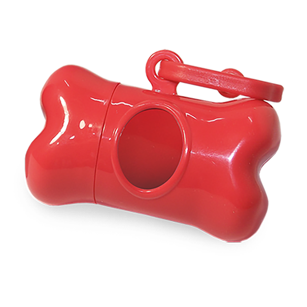 Wonder Dog Dispensador de Bolsitas Higiénicas Huesito Rojo ó Azul