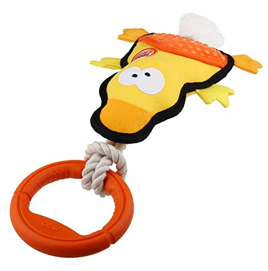 Gigwi Iron Grip Special Rope Pato Yellow, vista 6