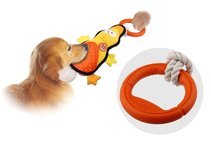 Gigwi Iron Grip Special Rope Pato Yellow, vista 5