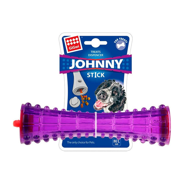Gigwi Johnny Stick juguete masticable para perros tamaño M/L vista frontal