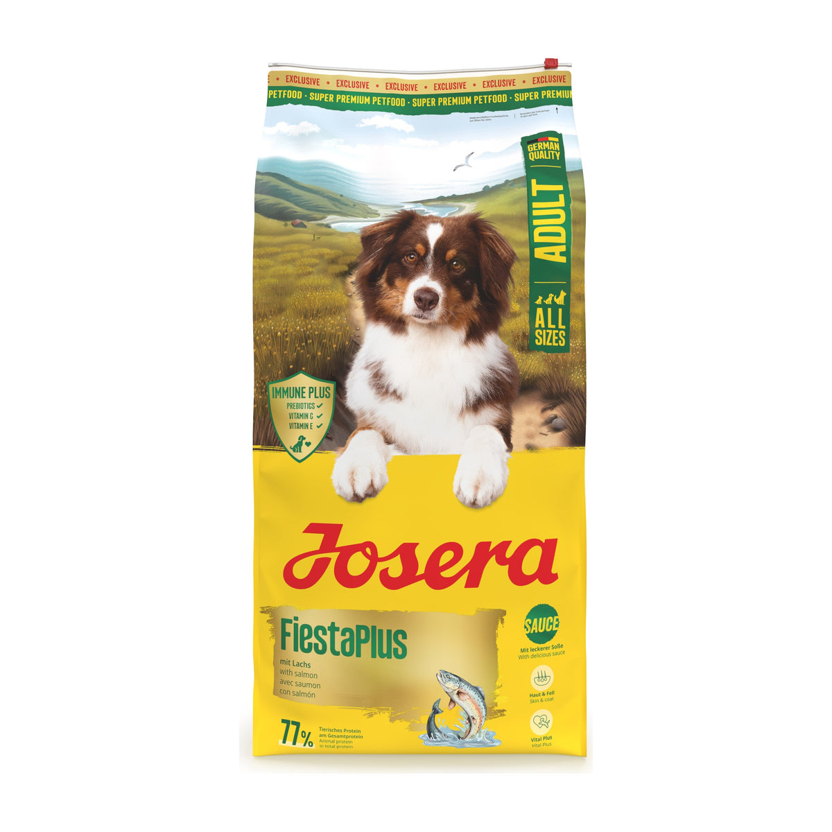 Josera Fiesta Plus empaque frontal exclusivo