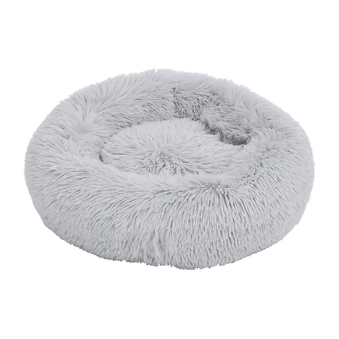 Wonder Dog cama antiestrés dona plush M 60 cm gris claro