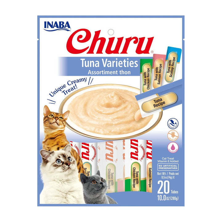 Churu variedades de atún 20 tubos del pack gato
