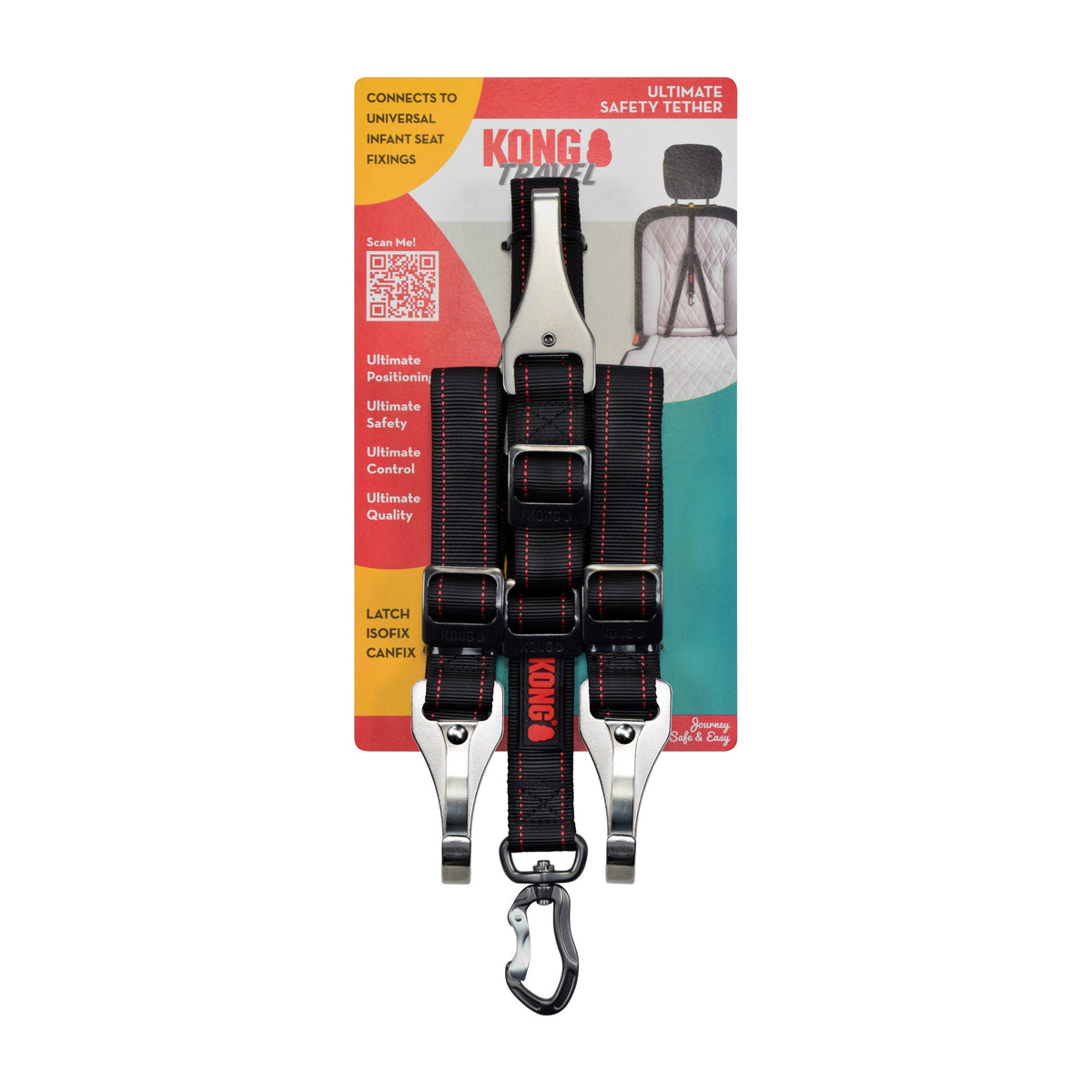 KONG Ultimate Safety Tether Cinturón de Seguridad para Perros