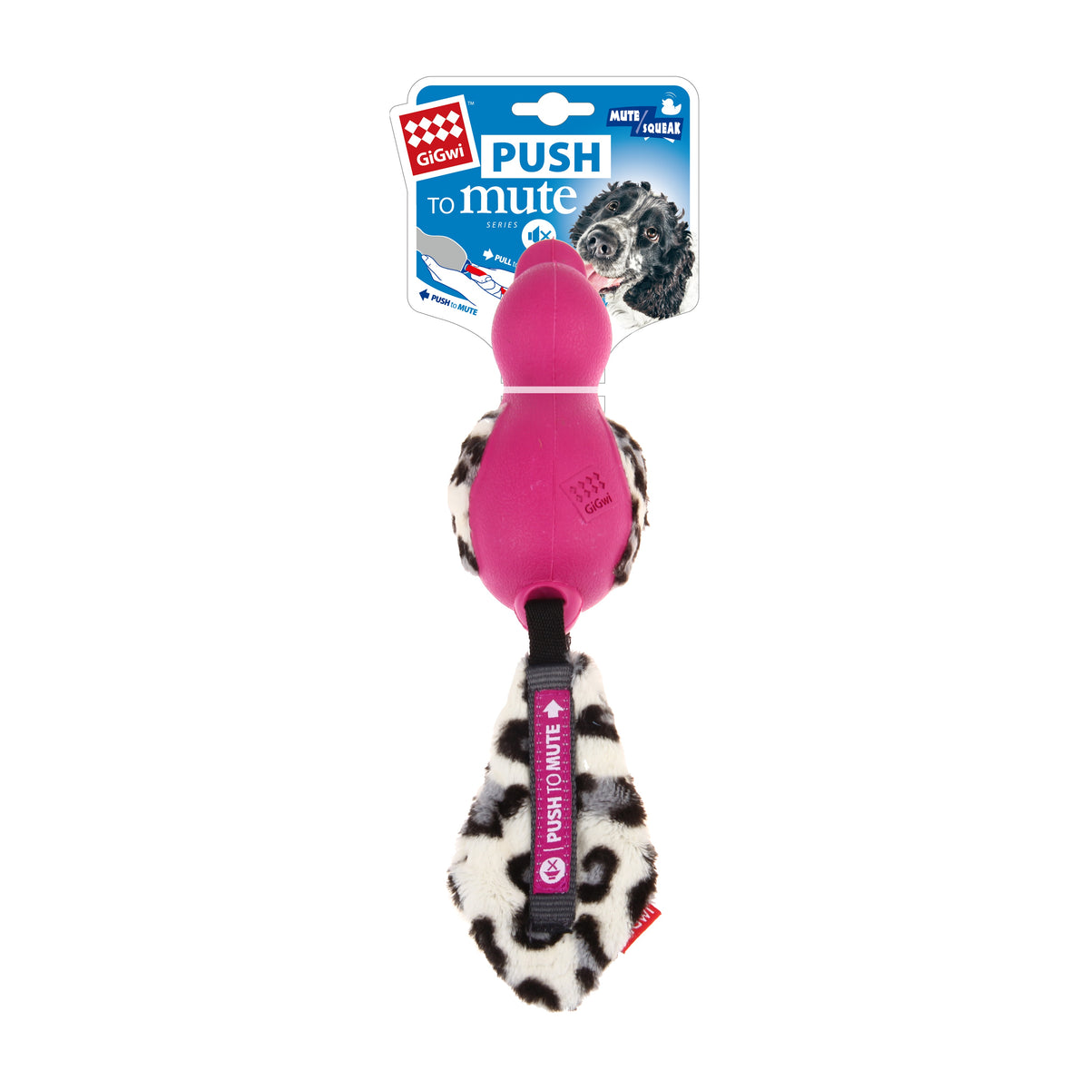 Gigwi Push to Mute Duck Pink M/L