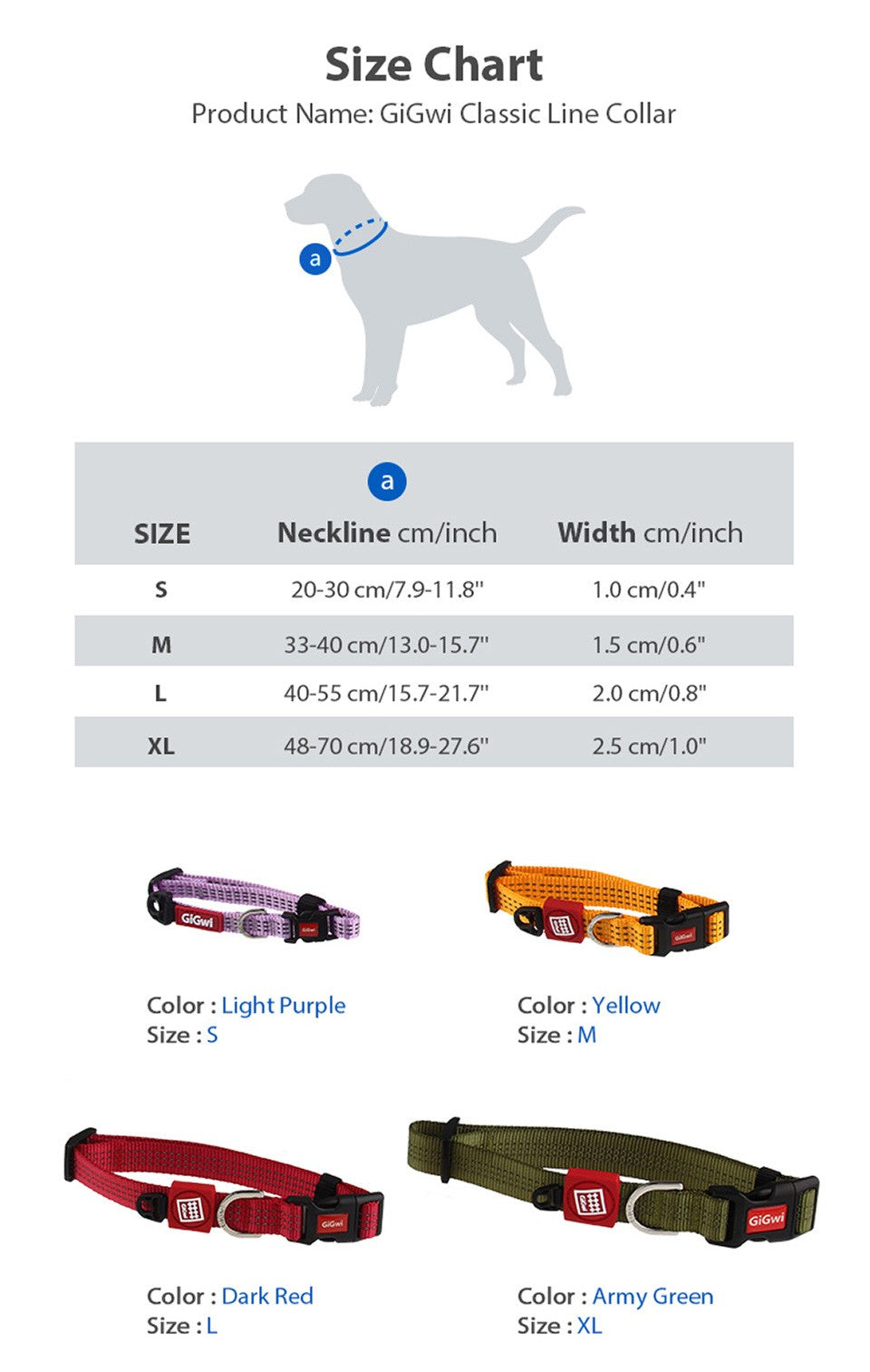 Gigwi Collares Perro Línea Clásica