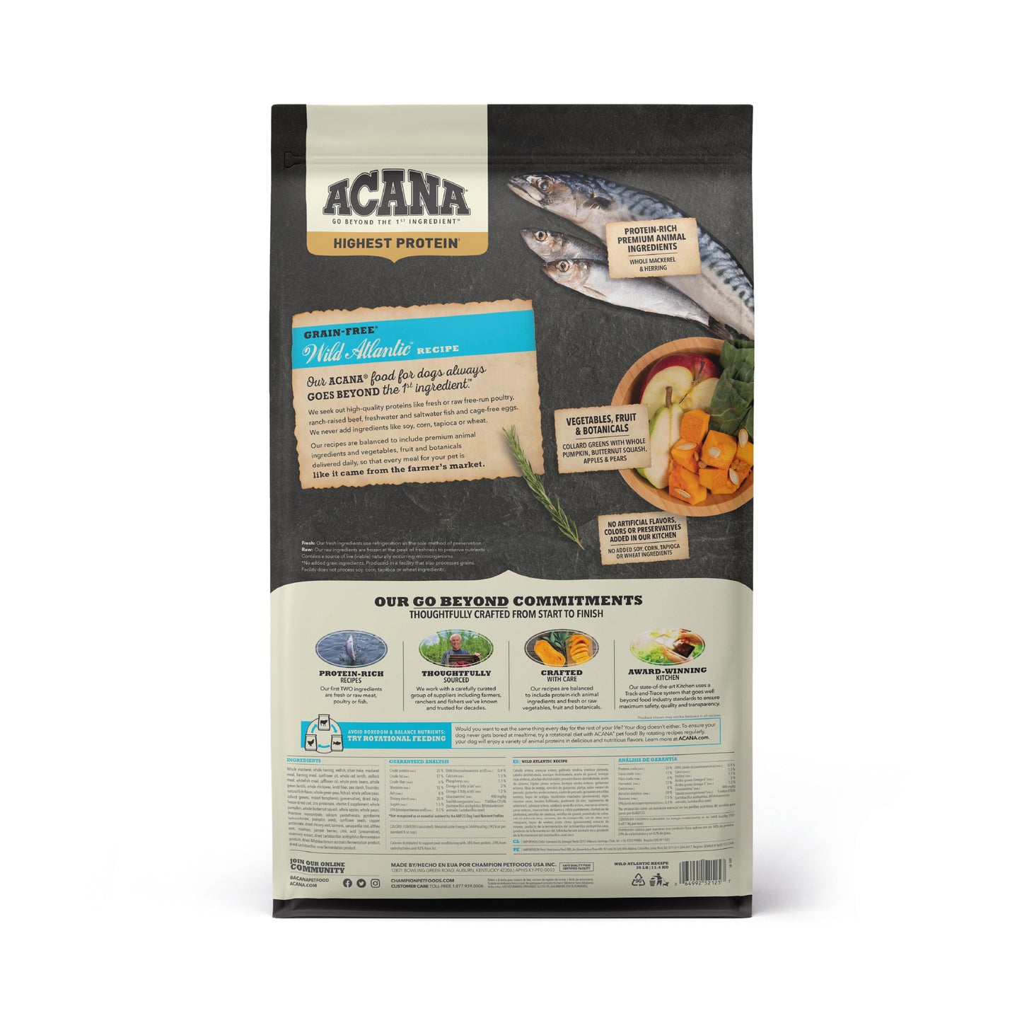 Acana Perro Grain Free Wild Atlantic Recipie 11.4 Kg