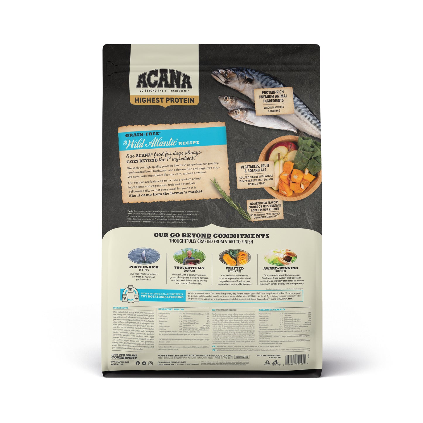 Acana Perro Grain Free Wild Atlantic Recipie 2 Kg