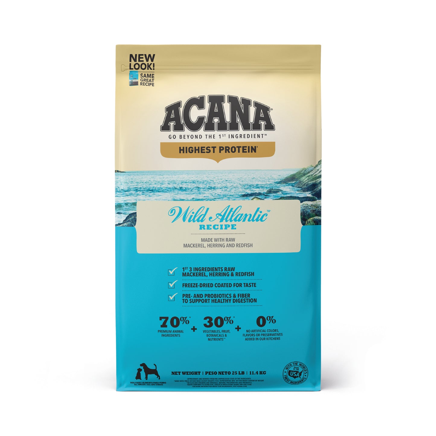 Acana Perro Grain Free Wild Atlantic Recipie 11.4 Kg