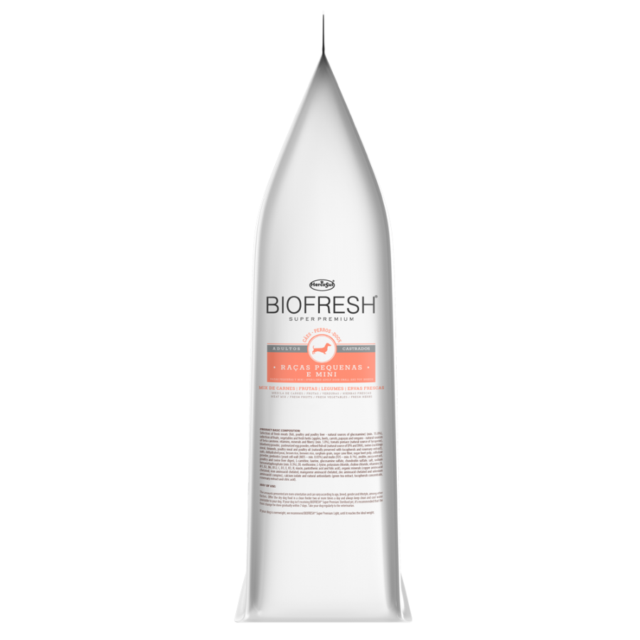 Biofresh Perro Adulto Castrado Razas Pequeñas y Mini 3 Kg
