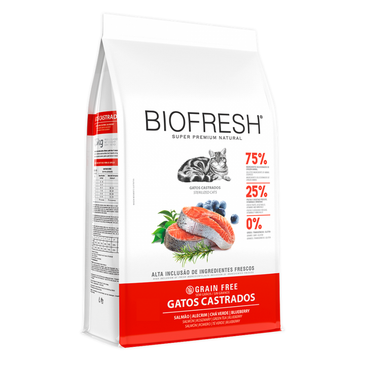 Biofresh Gato Castrado Salmón - Vista trasera