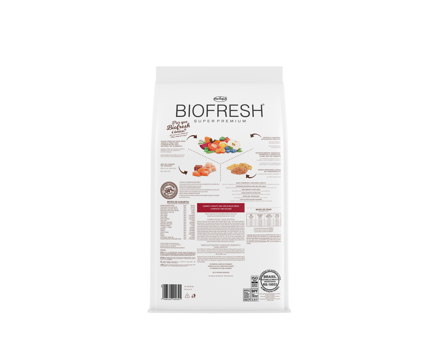 Biofresh Perro Senior Razas Medianas 3 Kg