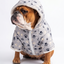 Parka Impermeable con Chiporro y Gorro Gris Perros y Gatos