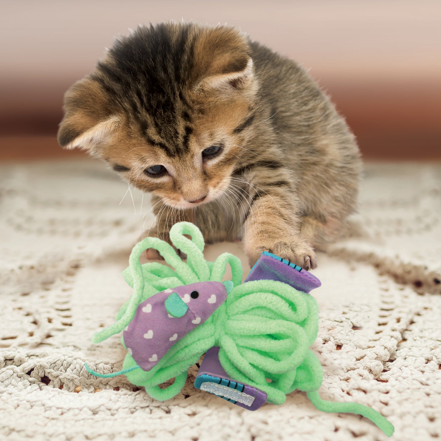 Kong Gatos Juguete 3 en 1 Pull a Partz con Catnip
