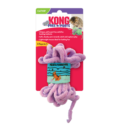 Kong Gatos Juguete 3 en 1 Pull a Partz con Catnip