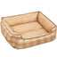 Wonder Dog Cama Rectangular Chenille para Perros y Gatos Beige