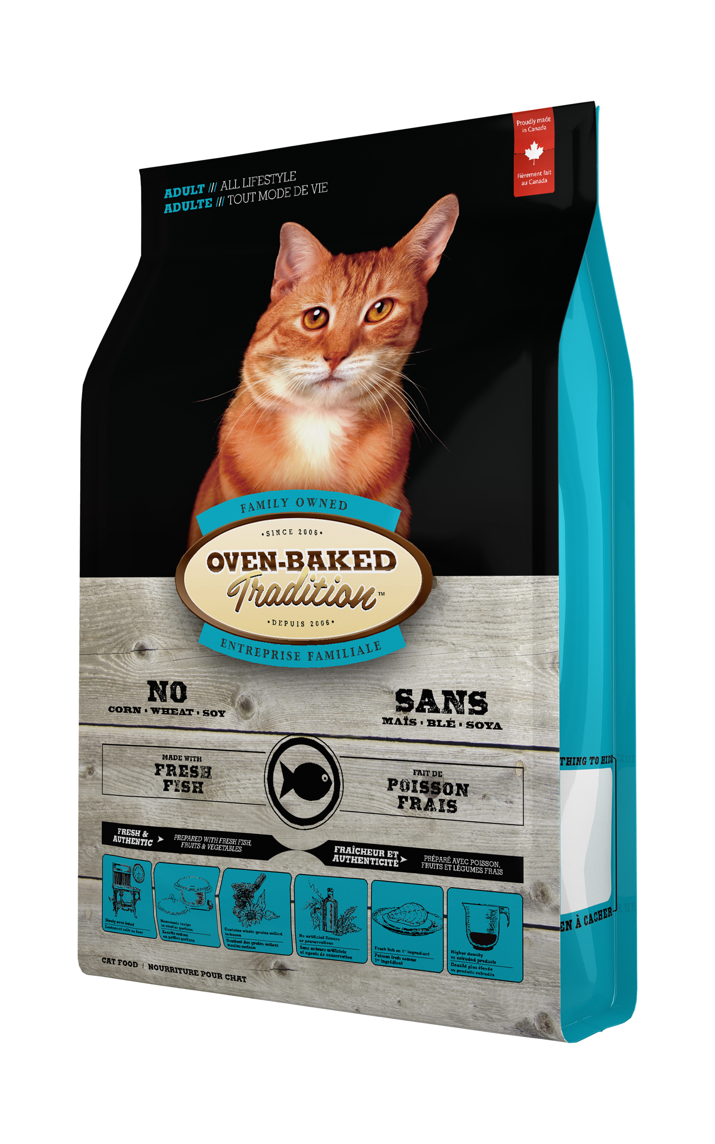 Oven Baked Tradition Gato Adulto Pescado 2.27 Kg
