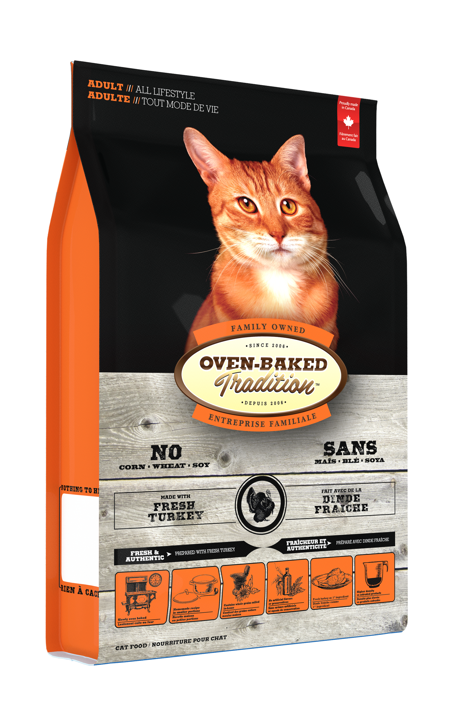 Oven Baked Tradition Gato Adulto Pavo 2.27 Kg