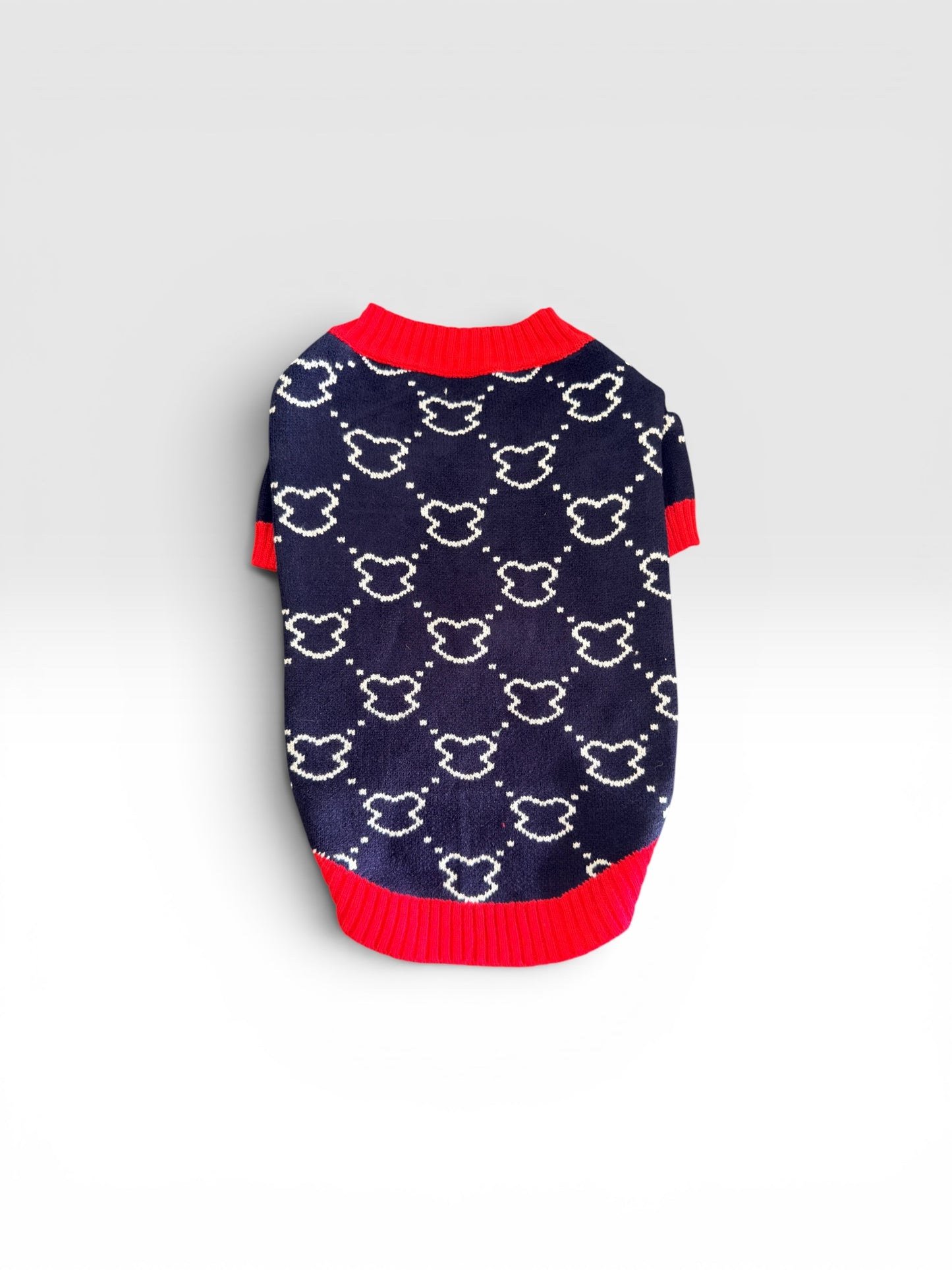 Chaleco con Botones Azul/Rojo Perros y Gatos