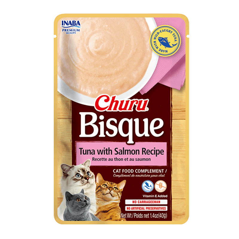 Churu Bisque Atún con Salmón - Pack 6 Sobres