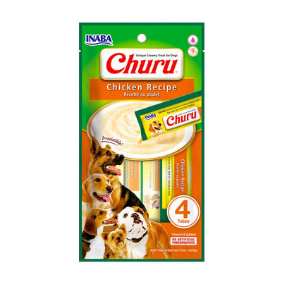 Churu Perro Pollo Sobre 4 Tubos x 14 Grs.
