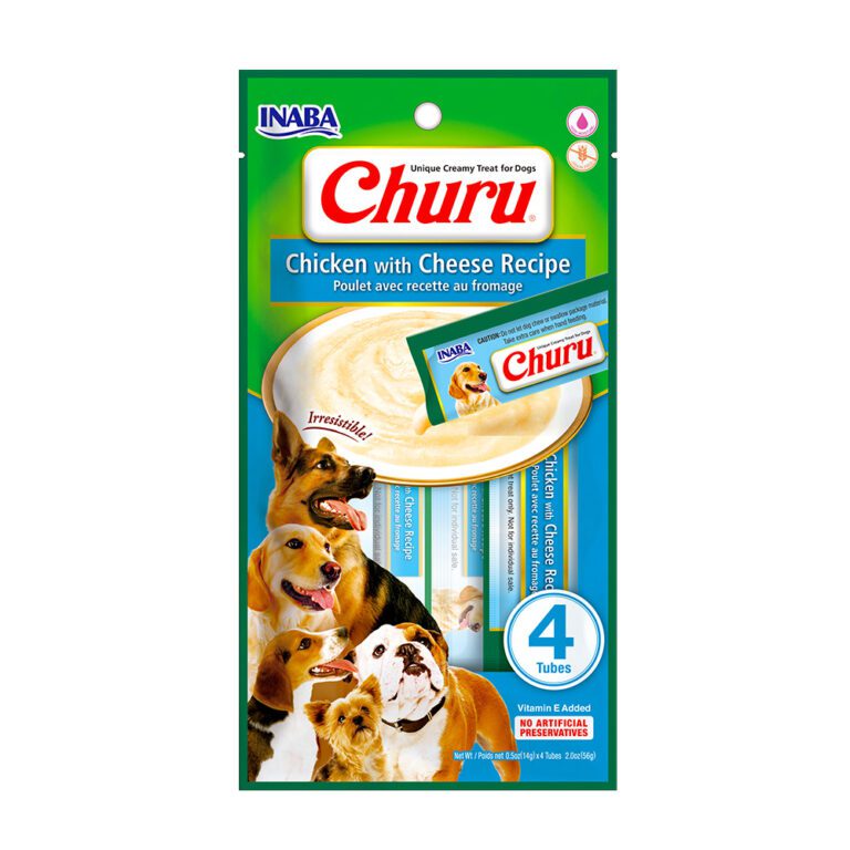 Churu Perro Pollo con Queso Sobre 4 Tubos x 14 Grs.