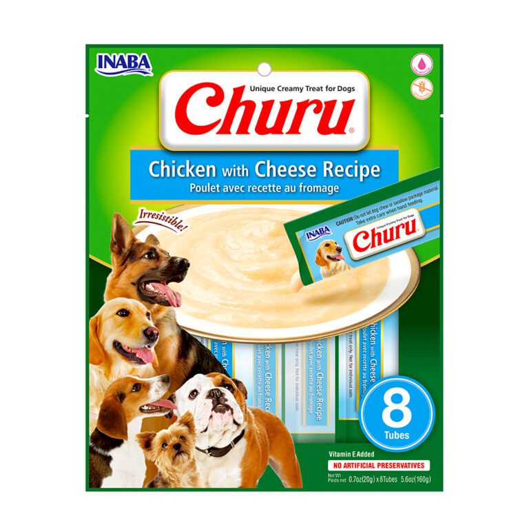 Churu Perro Pollo con Queso Sobre 8 Tubos x 20 Grs.