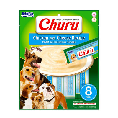 Churu Perro Pollo con Queso Sobre 8 Tubos x 20 Grs.