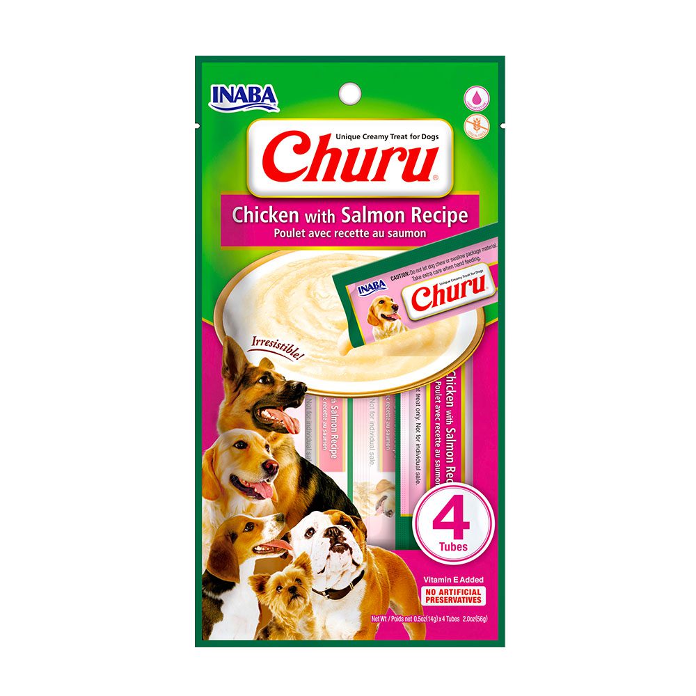 Churu Snack Perros Pollo con Salmón 4 Uds.