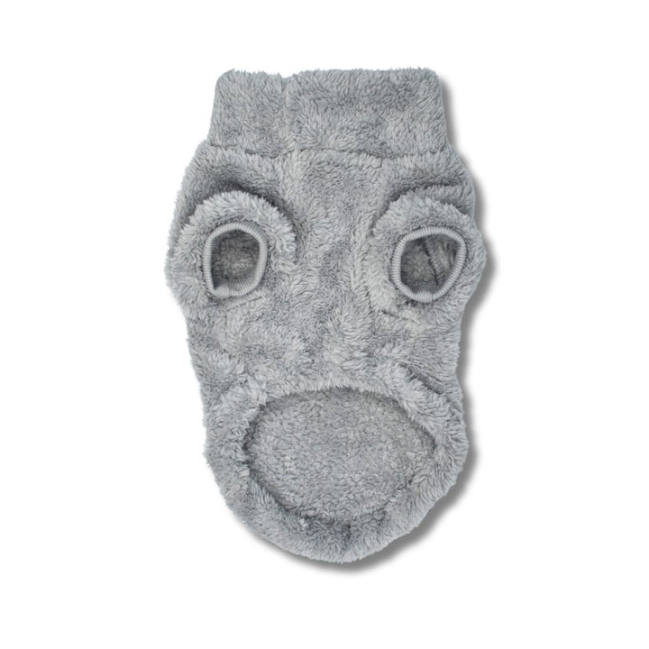 Pet Lounge corderito gris para perros y gatos detalle cuello