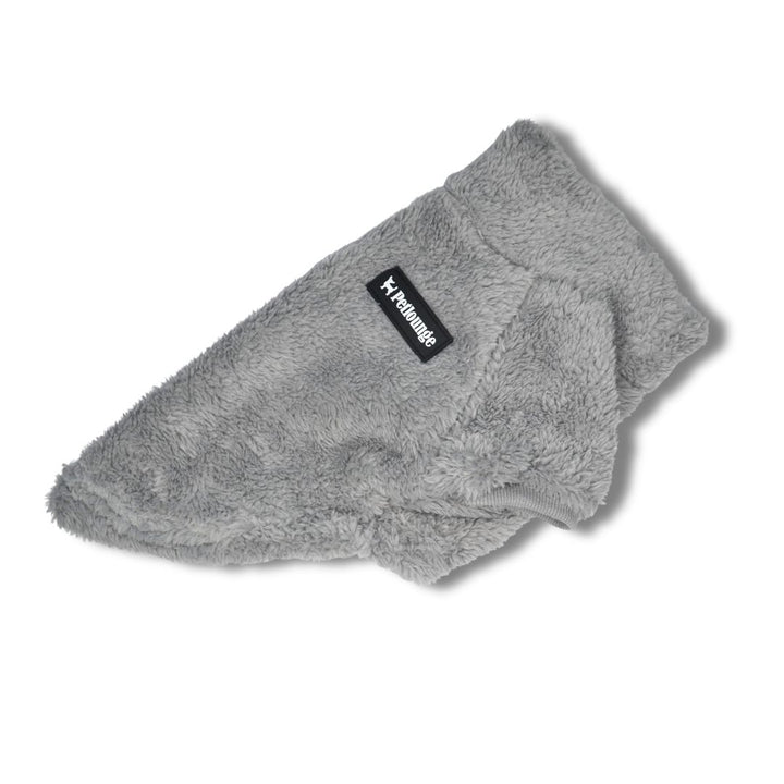 Pet Lounge corderito gris para perros y gatos detalle textura
