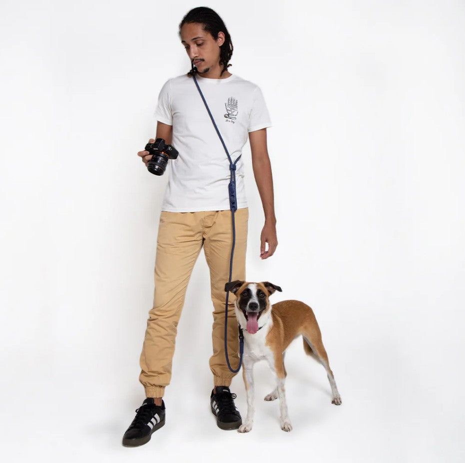 Zee Dog Deep Blue Correa Handsfree Perritos