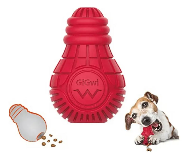 Gigwi Bulb dispensador snacks para perros M detalle apertura