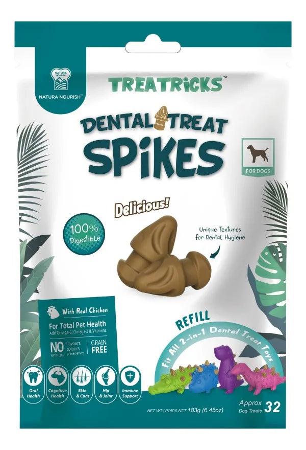 Dental Treat Baby T Rex 2 en 1 Sabor Pollo