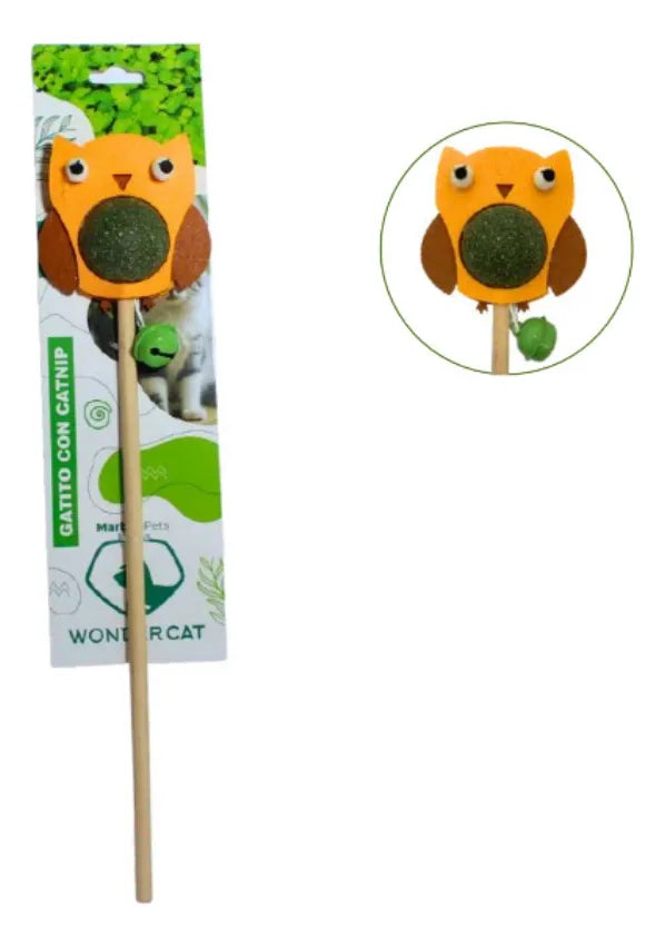 Wonder Cat Varilla Buho con Catnip