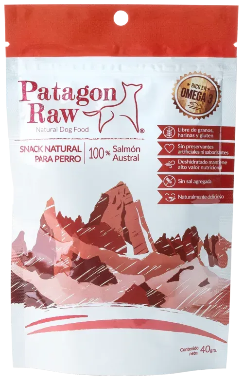 Patagon Raw Salmón Perros 40 Grs