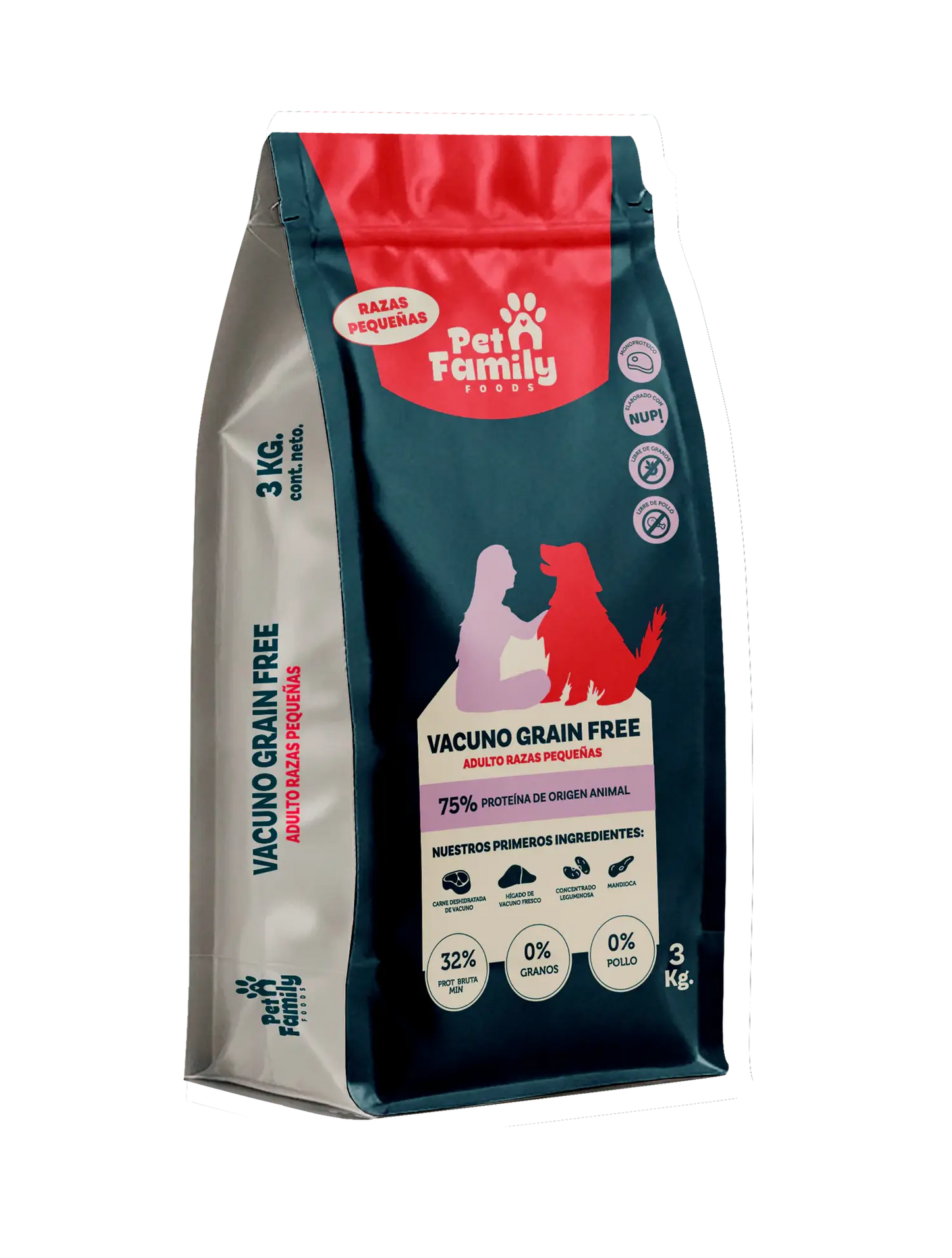 Pet Family Grain Free Razas Pequeñas 3 Kg