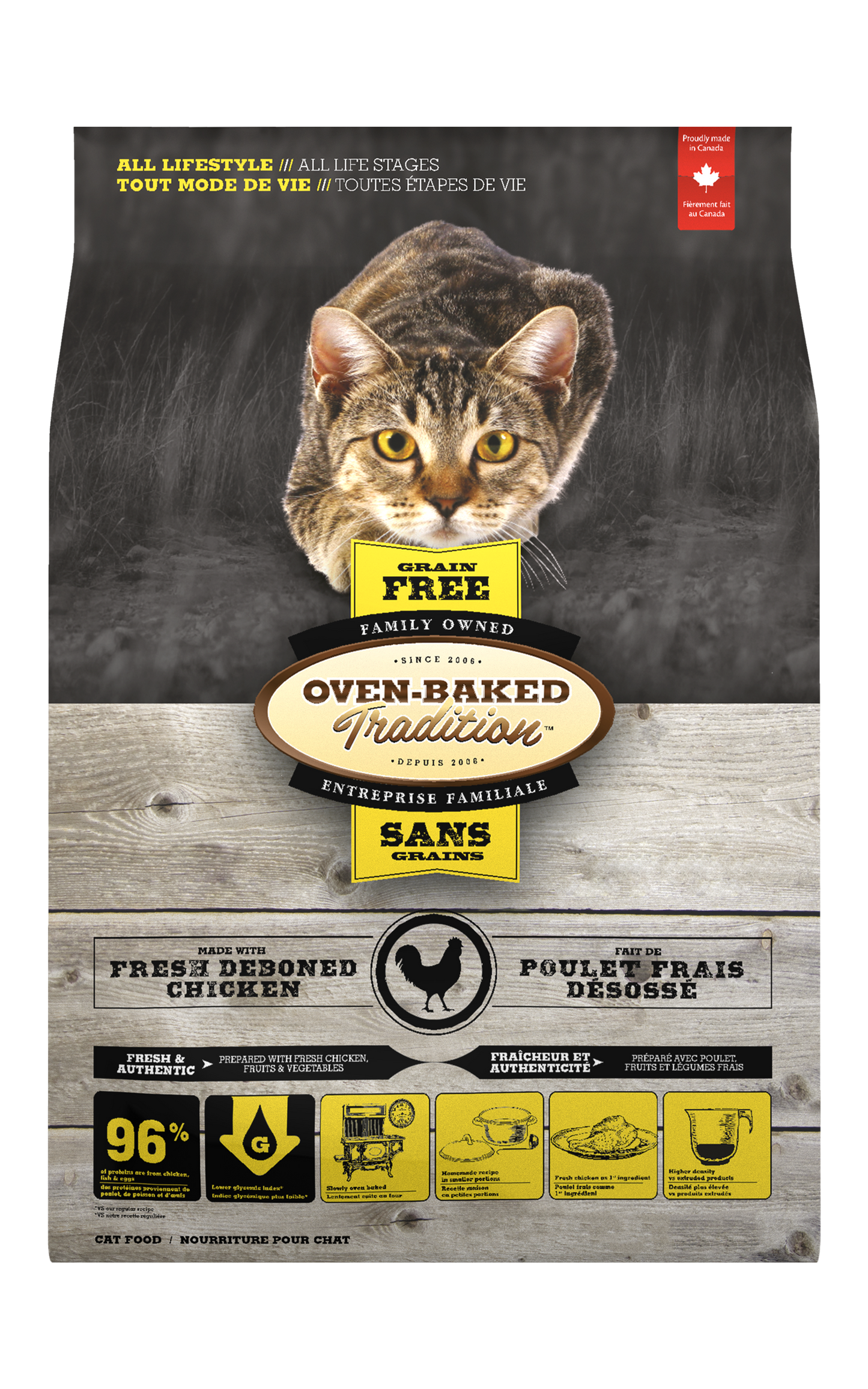 Oven Baked Tradition Gato Adulto Grain Free Pollo 2.27 Kg