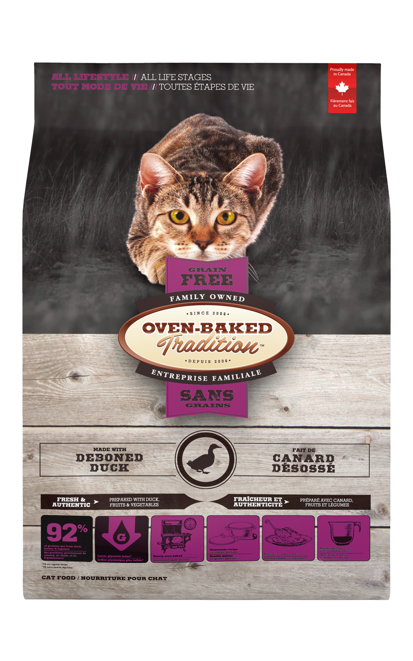 Oven Baked Tradition Gato Adulto Grain Free Pato 4.54 Kg