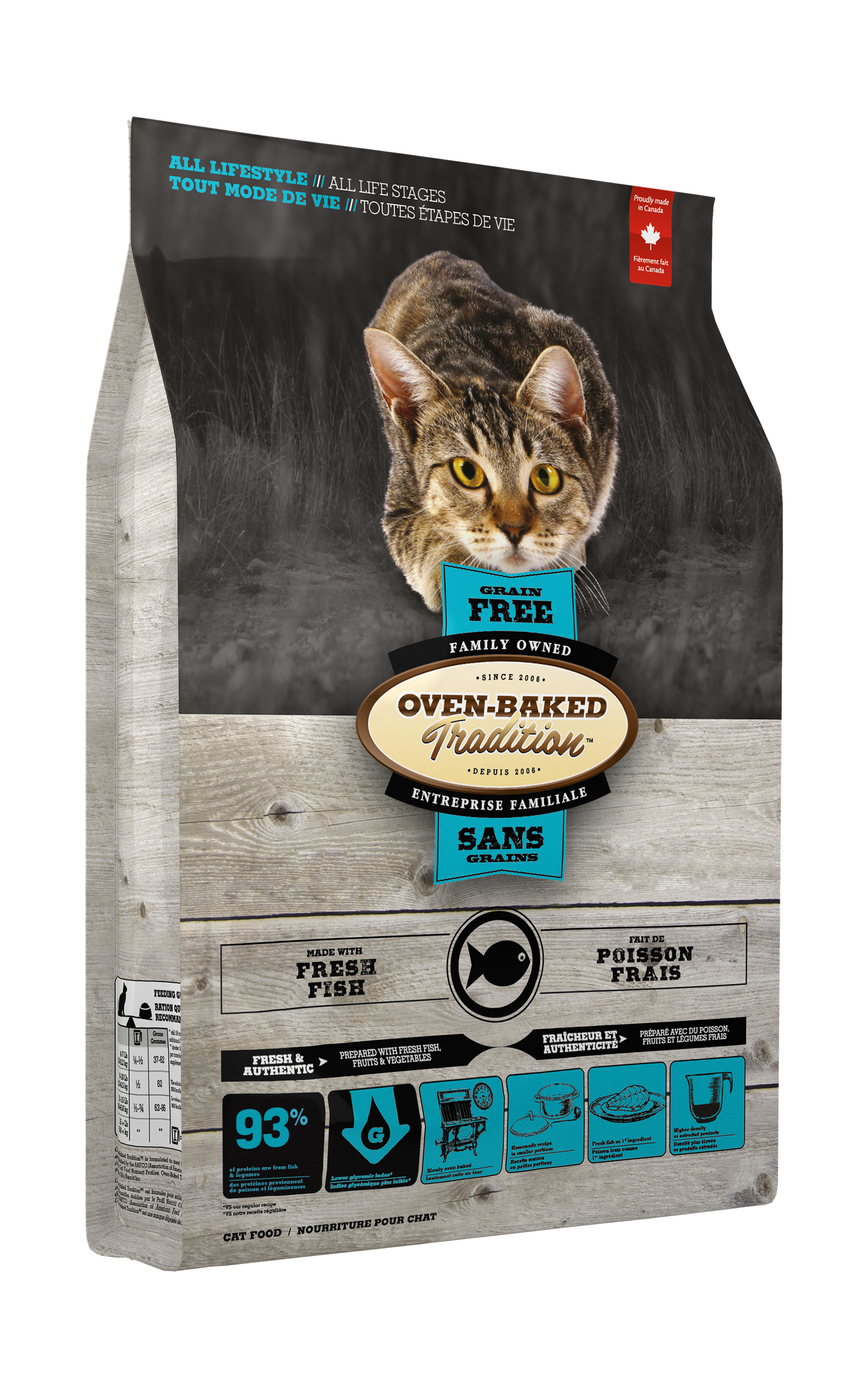 Oven Baked Tradition Gato Adulto Grain Free Pescado 4.54 Kg